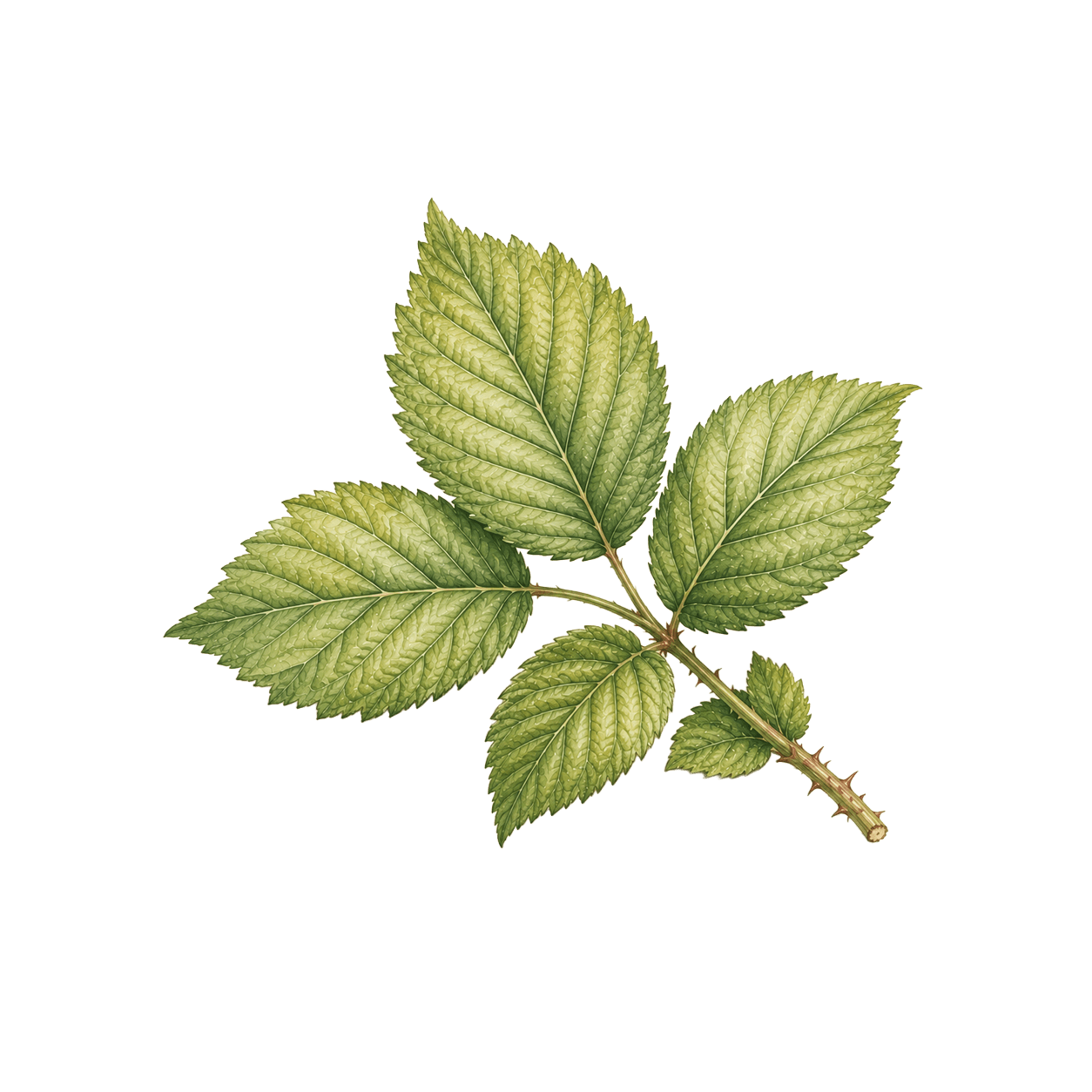 Feuilles de framboisier